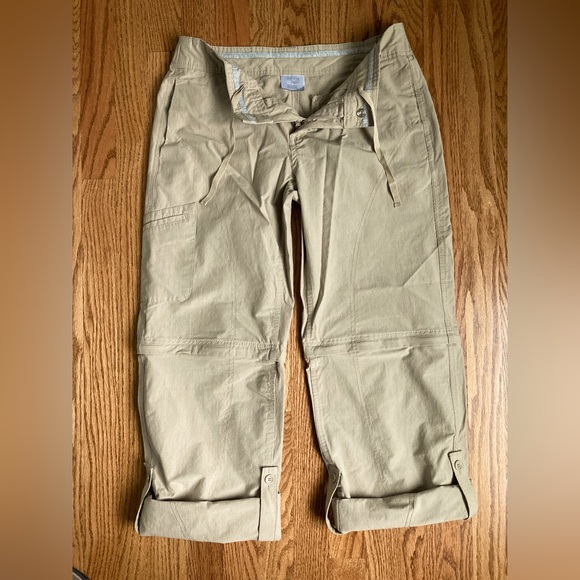 Danskin Now Convertible Hiking Pants Water Resistant Tan Women’s Size Small 4/6 - Picture 8 of 16